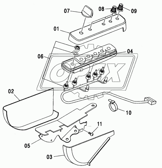 SWITCH BOX (AUTO. ENGINE CONTROL, E)