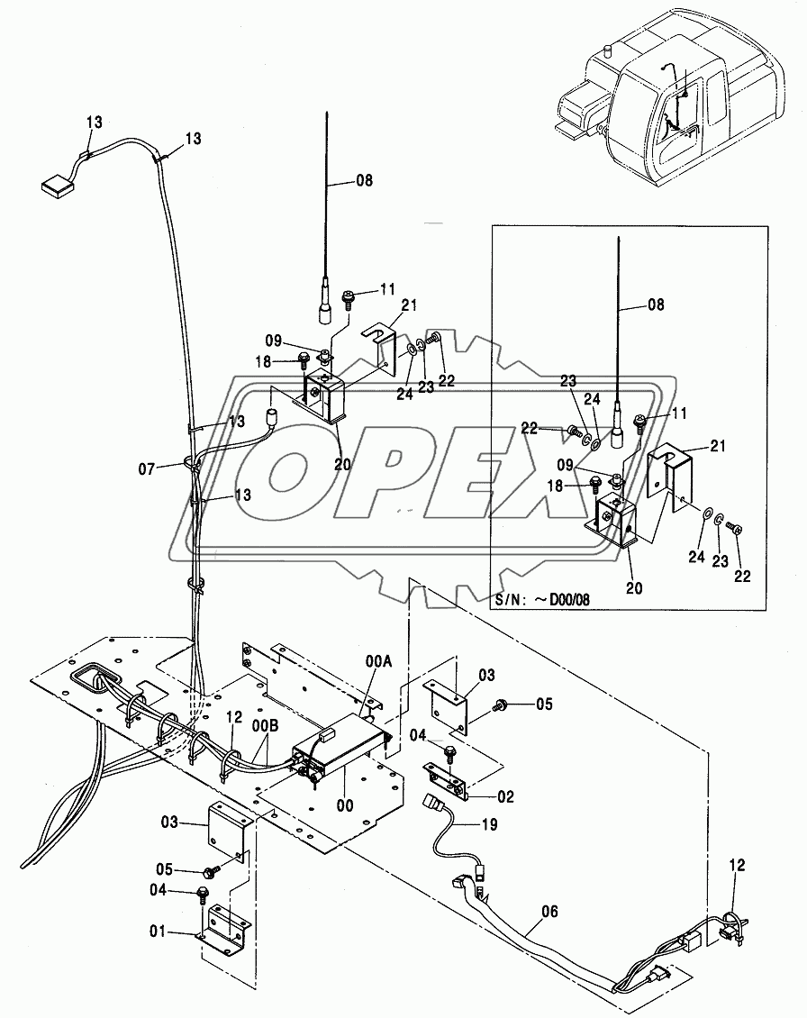 SATELLITE DATA COMMUNICATOR PARTS