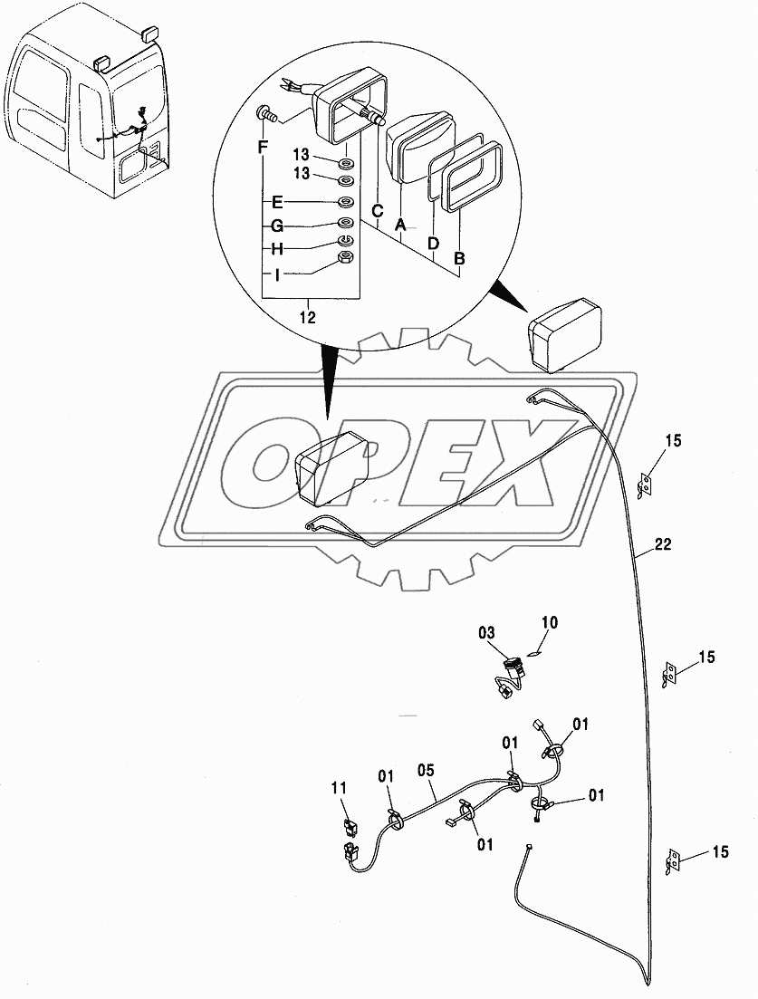 REAR HEAD LAMP (2 LAMP)