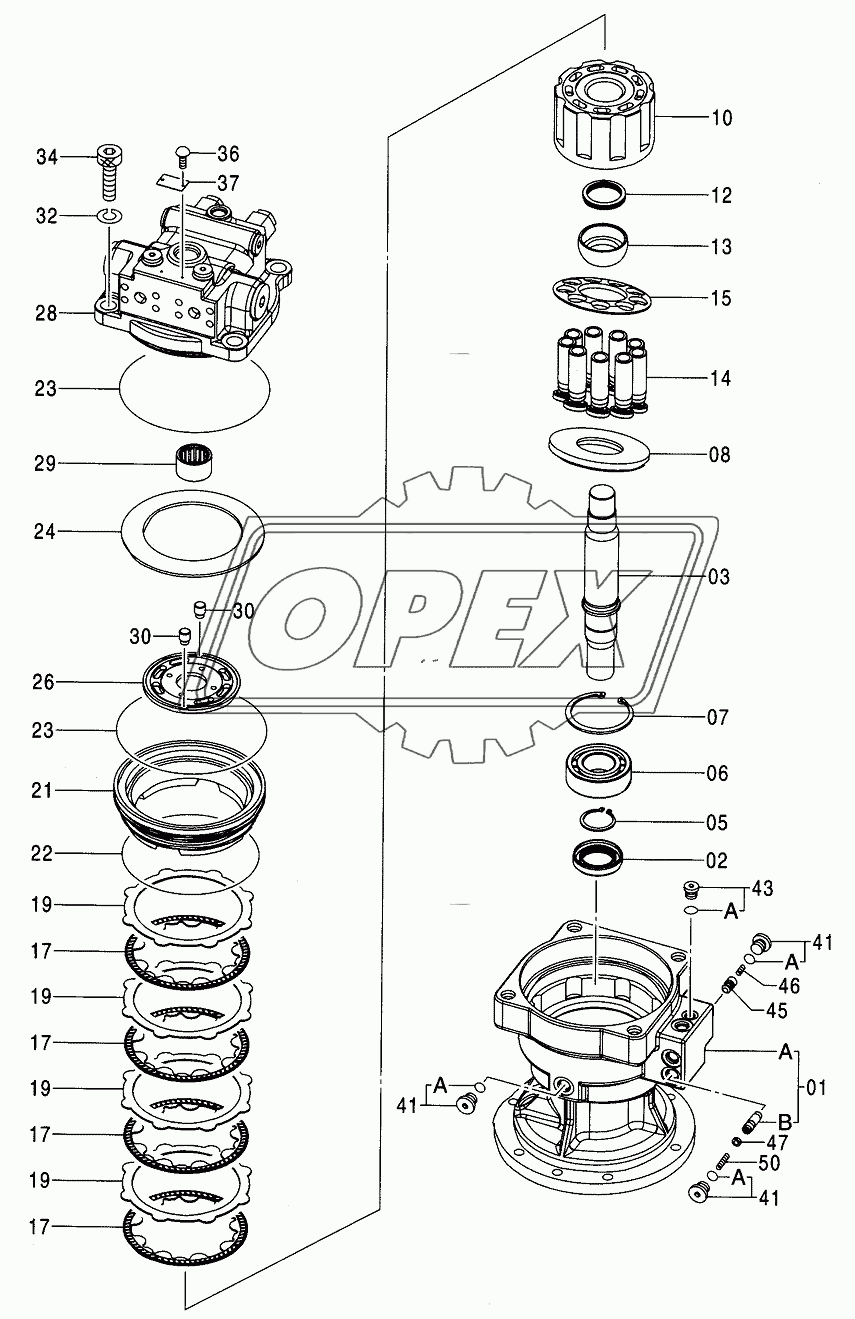 MOTOR, OIL (SWING)