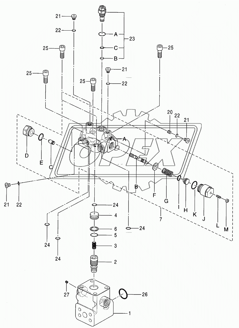 VALVE, HOLDING  (BOOM L)