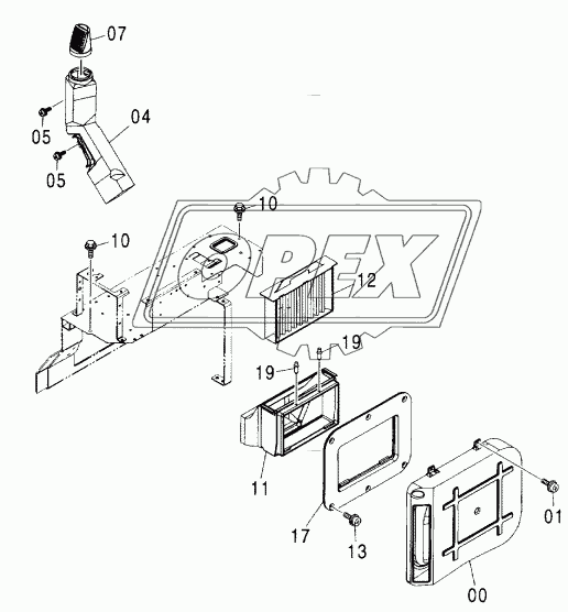 DUCT (HEATER)