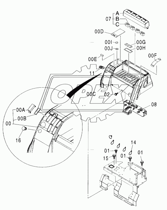 REAR BOX (AIR-CON.)