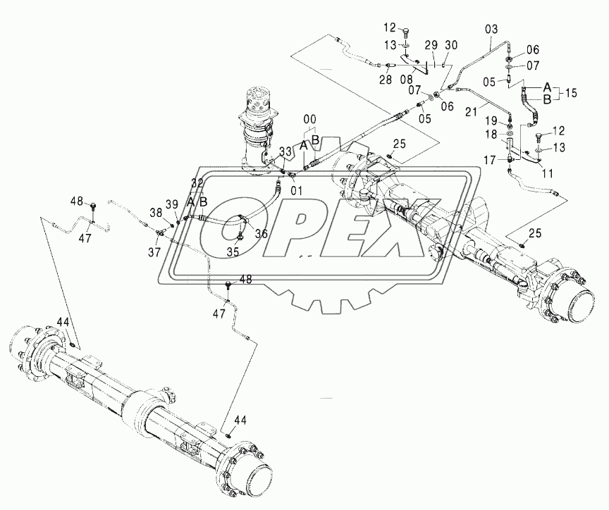 BRAKE PIPING (CARRIER)