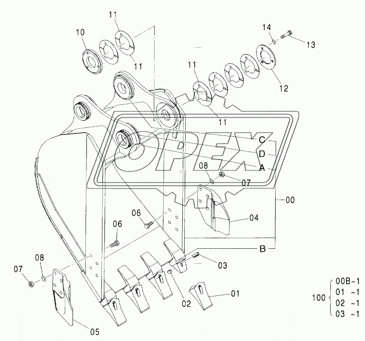 BUCKET 0.52 (JIS 94)