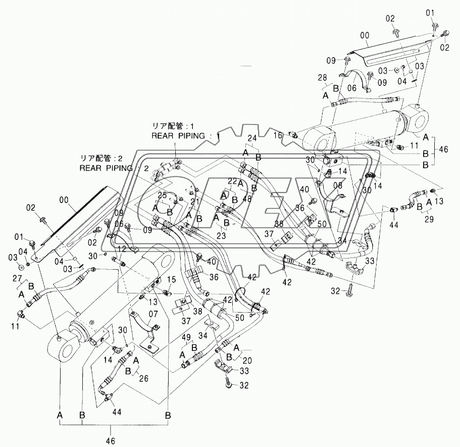 OUTRIGER PIPING (CARRIER)