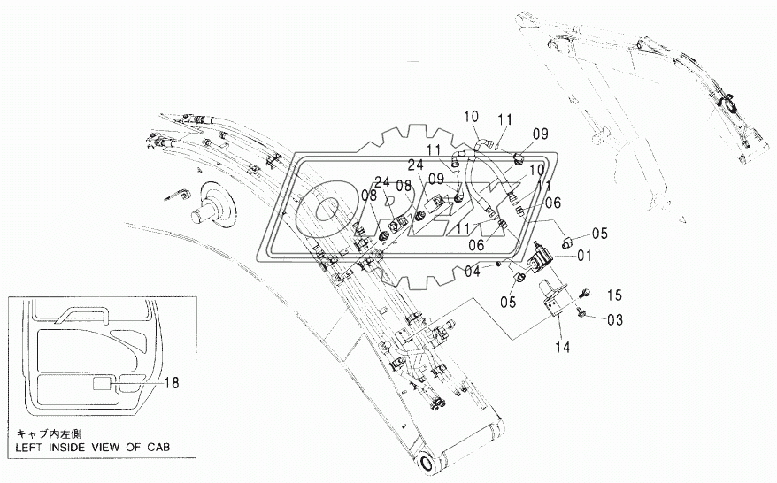 HSB COMMON PIPING (BREAKER & CRUSHER) (MONO BOOM)