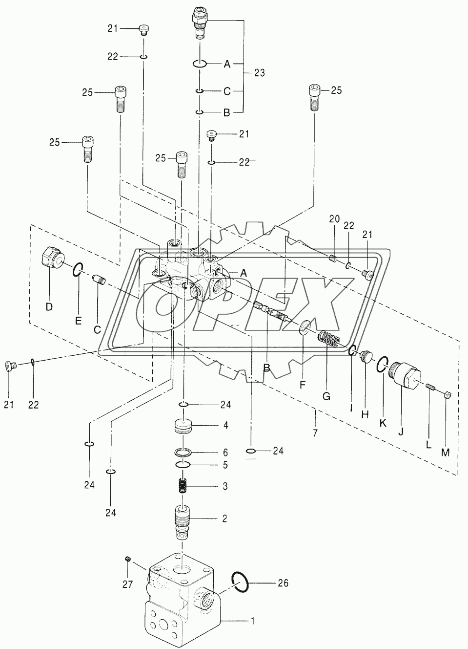 VALVE, HOLDING (R) (BOOM) (2P-B00M)