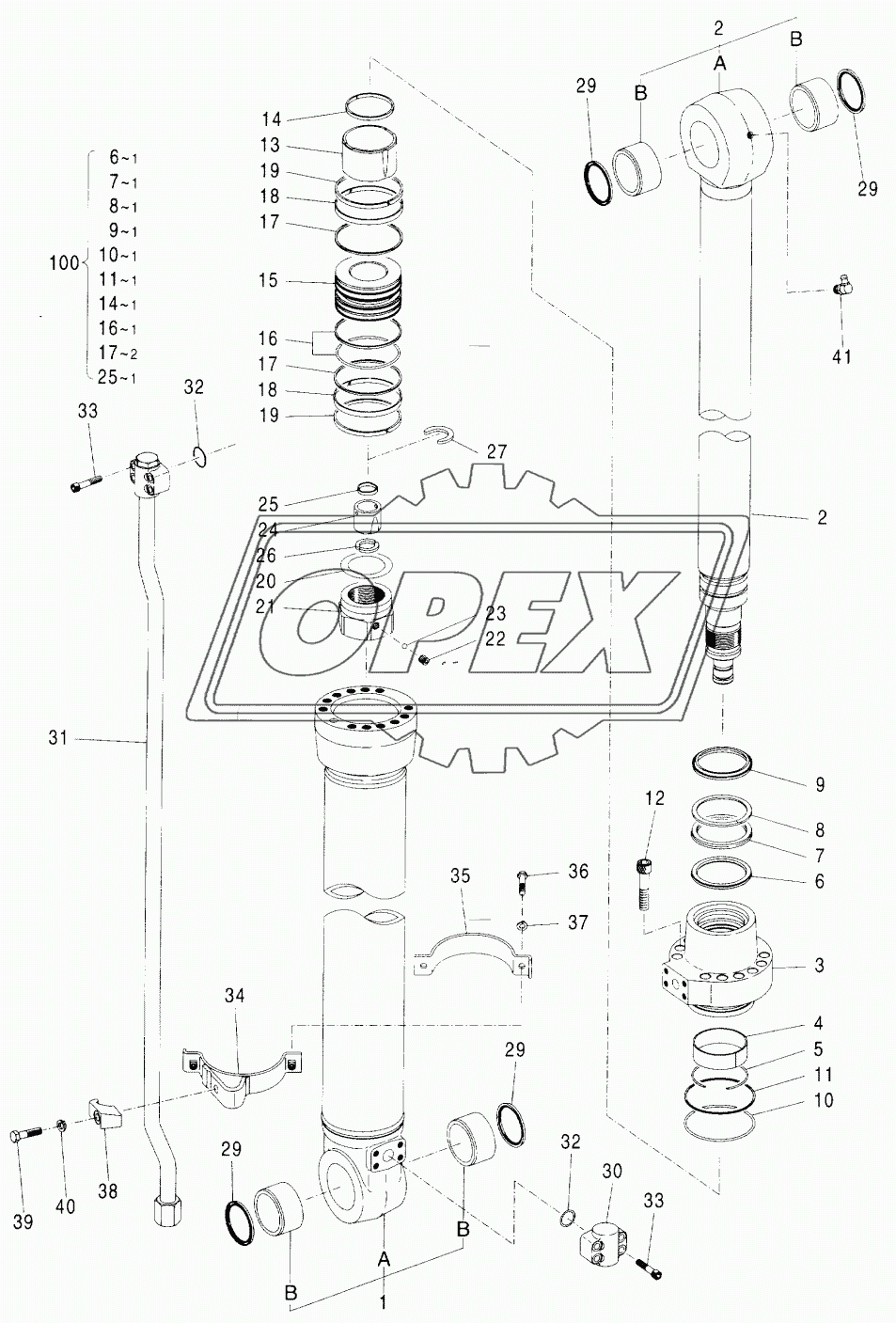 CYL., ARM (2P-B00M)