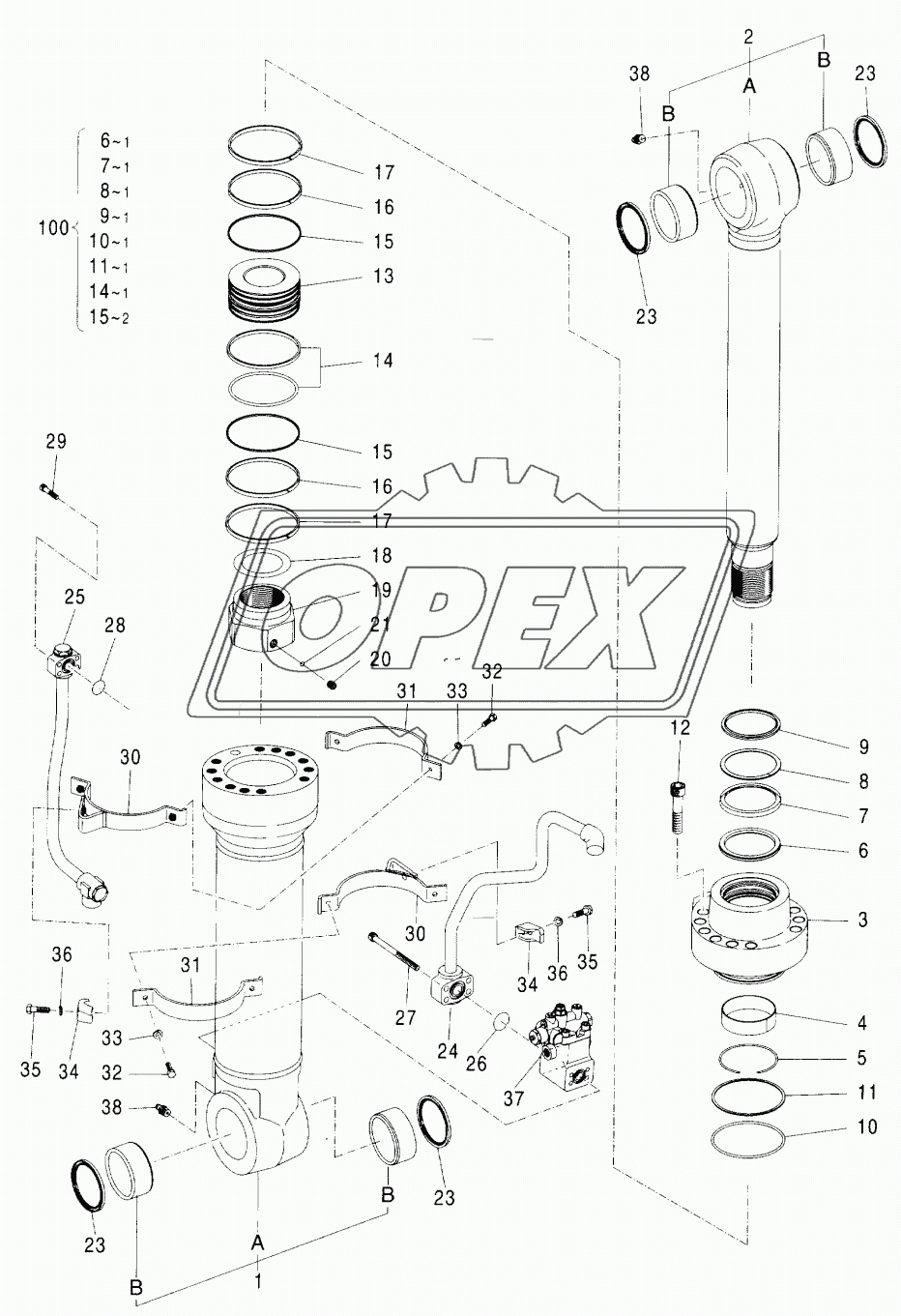 CYL., POSITIONING (WITH HOLDING VALVE)