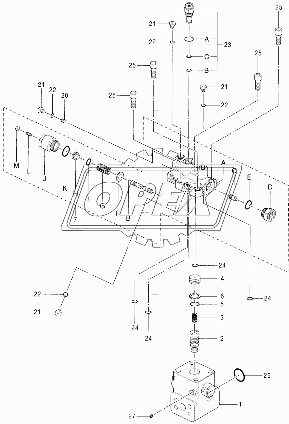 VALVE, HOLDING (POSITIONING) (2P-B00M)