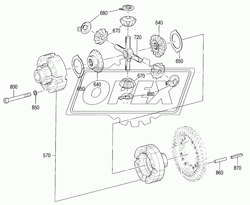 AXLE, FRONT (2) (WIDE)