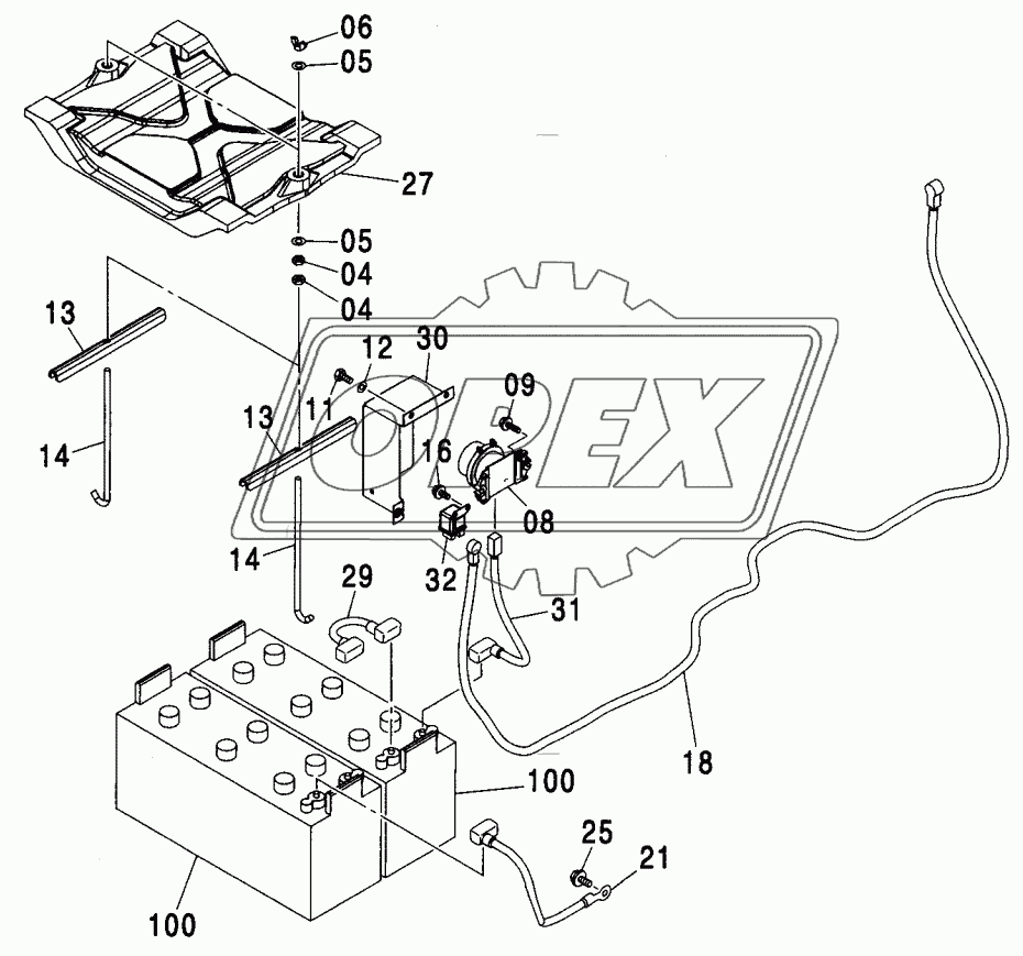 ELECTRIC PARTS (A) <200, E, 210, H, K>