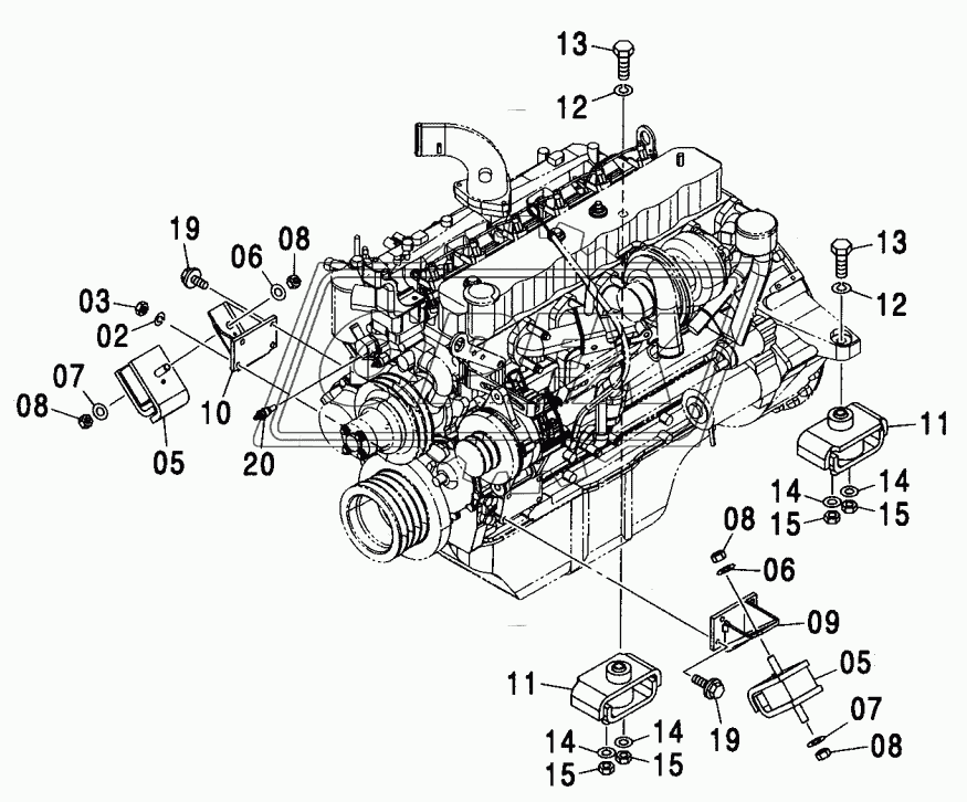 ENGINE SUPPORT