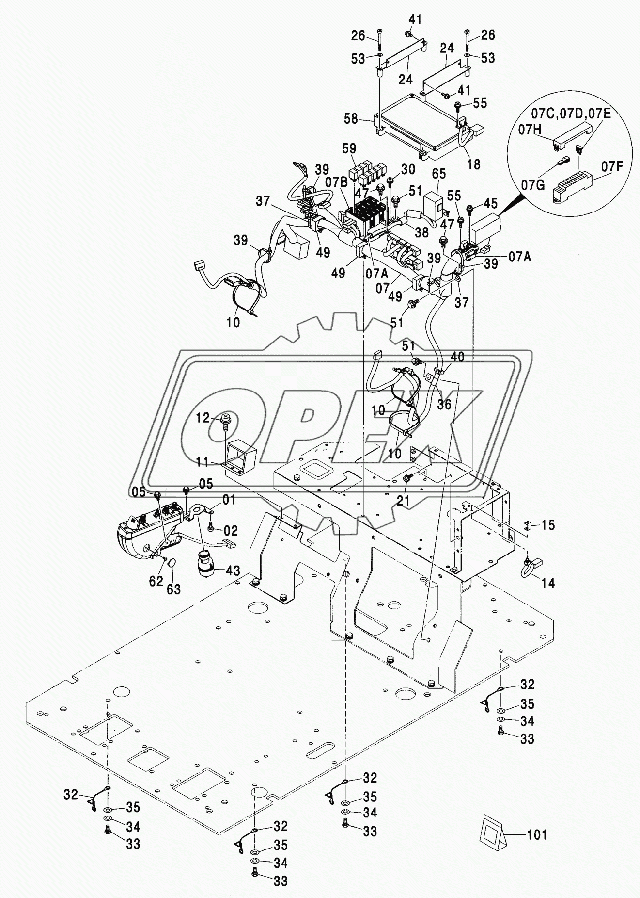 ELECTRIC PARTS (E) (AUTO. ENGINE CONTROL) <E>