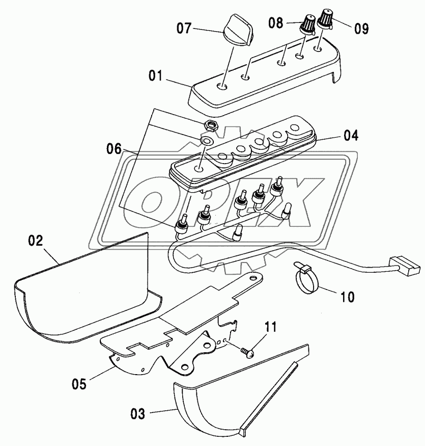 SWITCH BOX (AUTO. ENGINE CONTROL) <E>