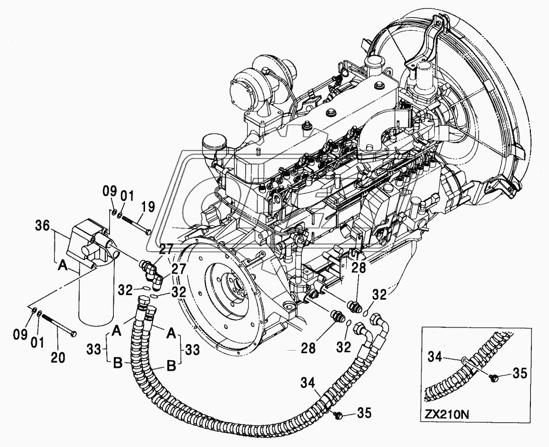 OIL FILTER PIPING