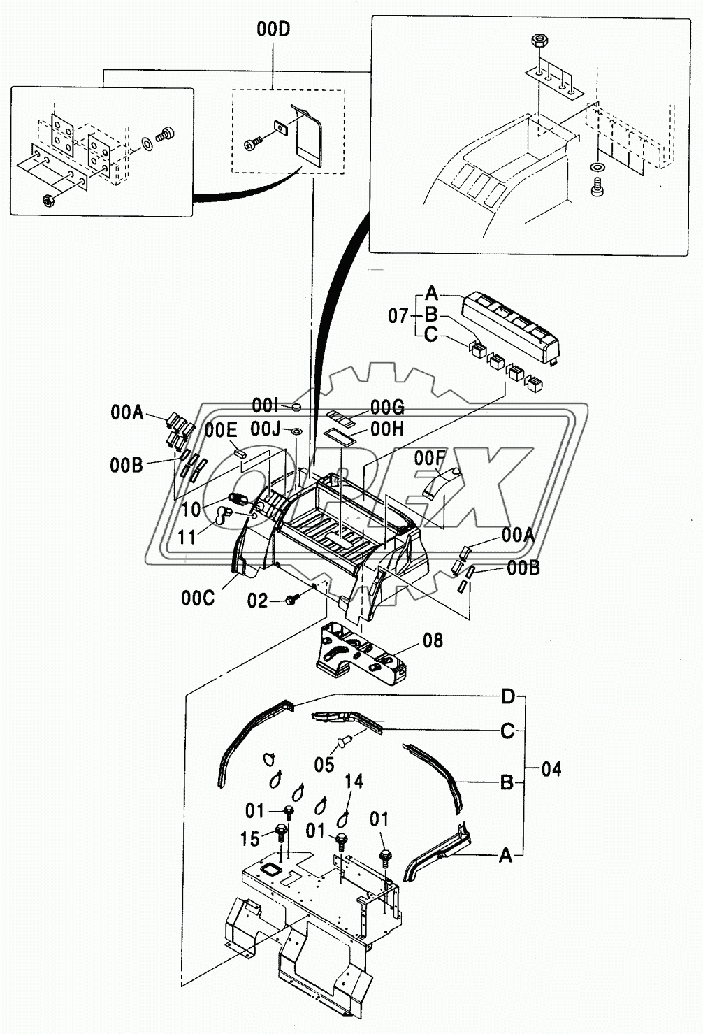 REAR BOX (12V POWER SUPPLY)