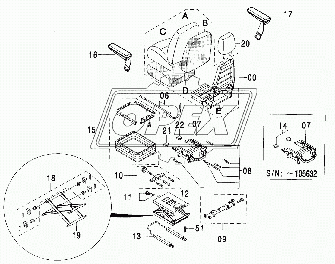 SUSPENSION SEAT