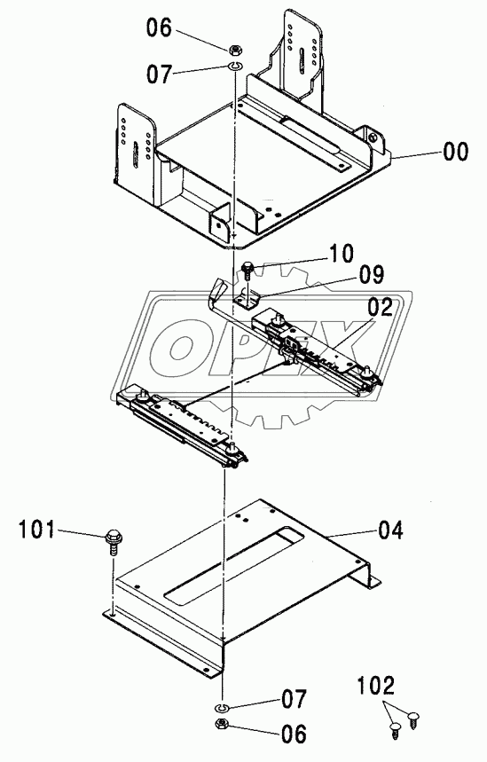 SEAT STAND (SUSPENSION) 1