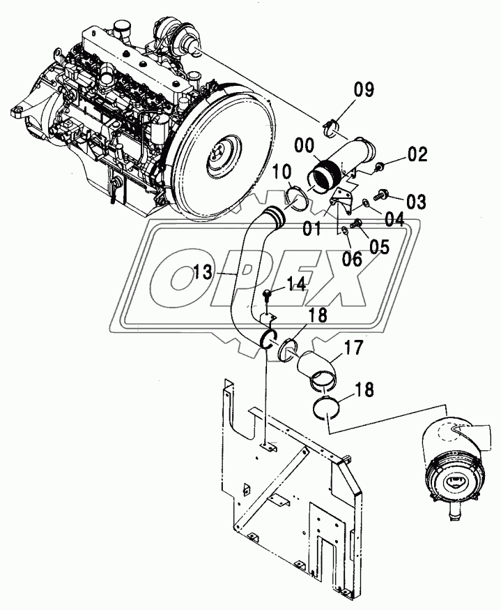 AIR CLEANER SUPPORT <N,240>