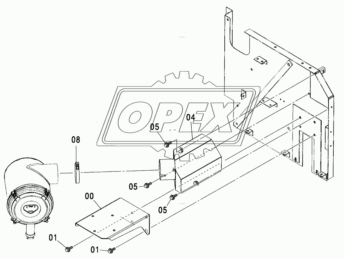 AIR CLEANER PARTS <N,240>