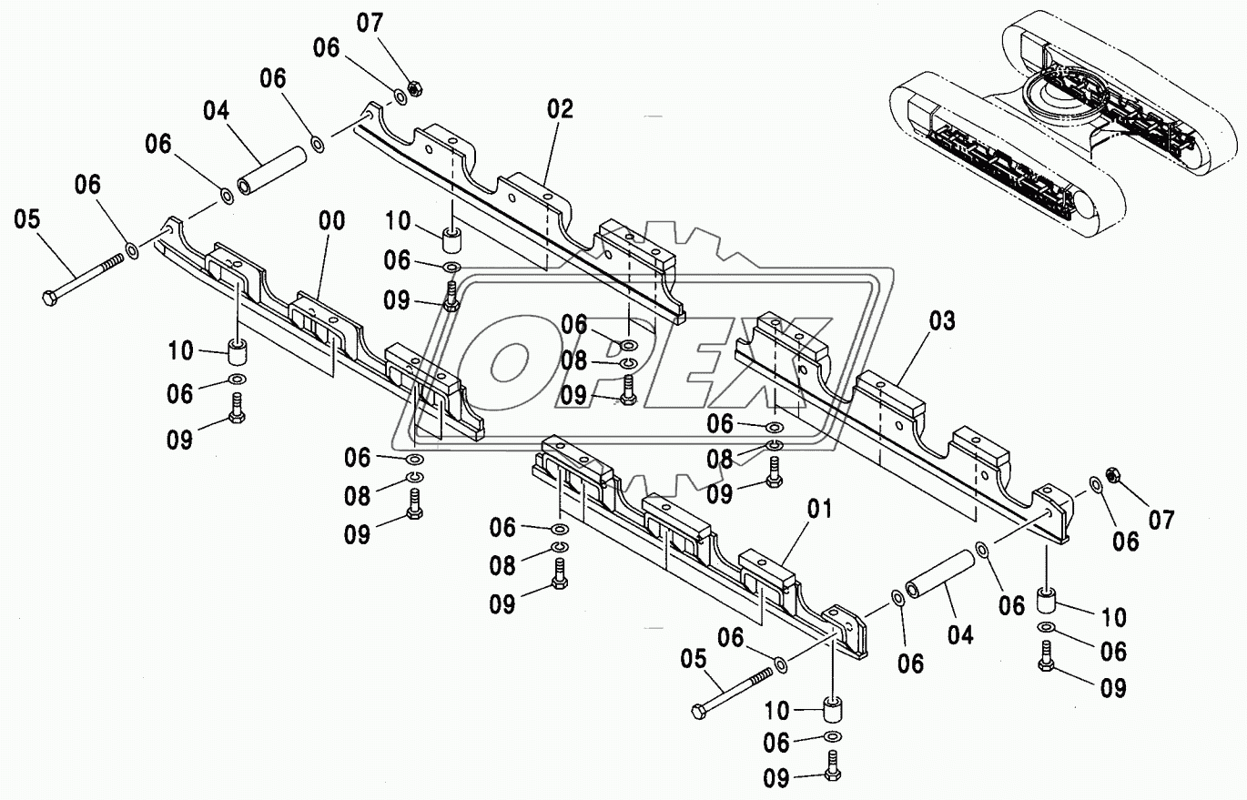 FULL-LENGTH TRACK GUARD (STD. TRACK)