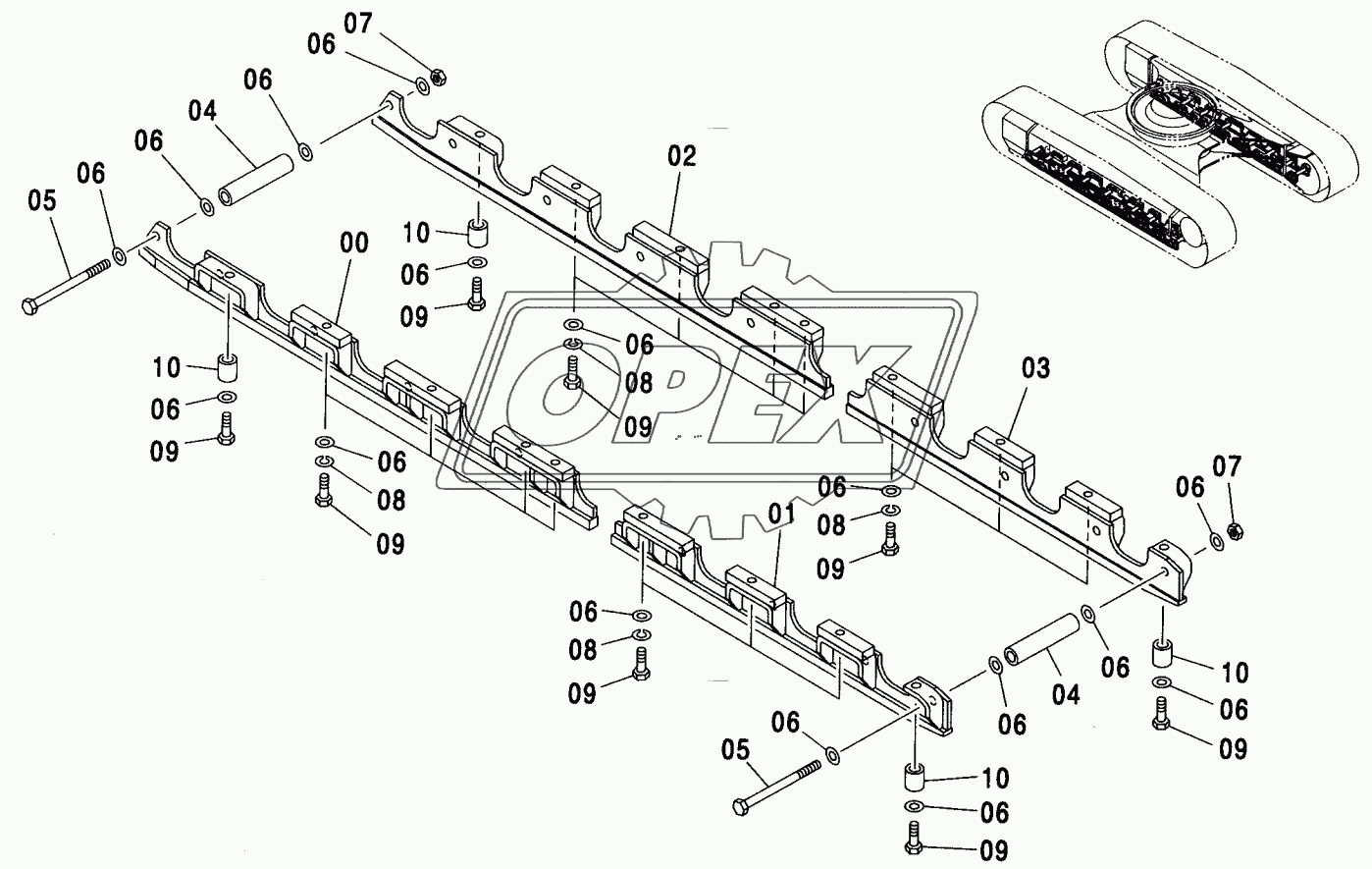 FULL-LENGTH TRACK GUARD (LC TRACK)