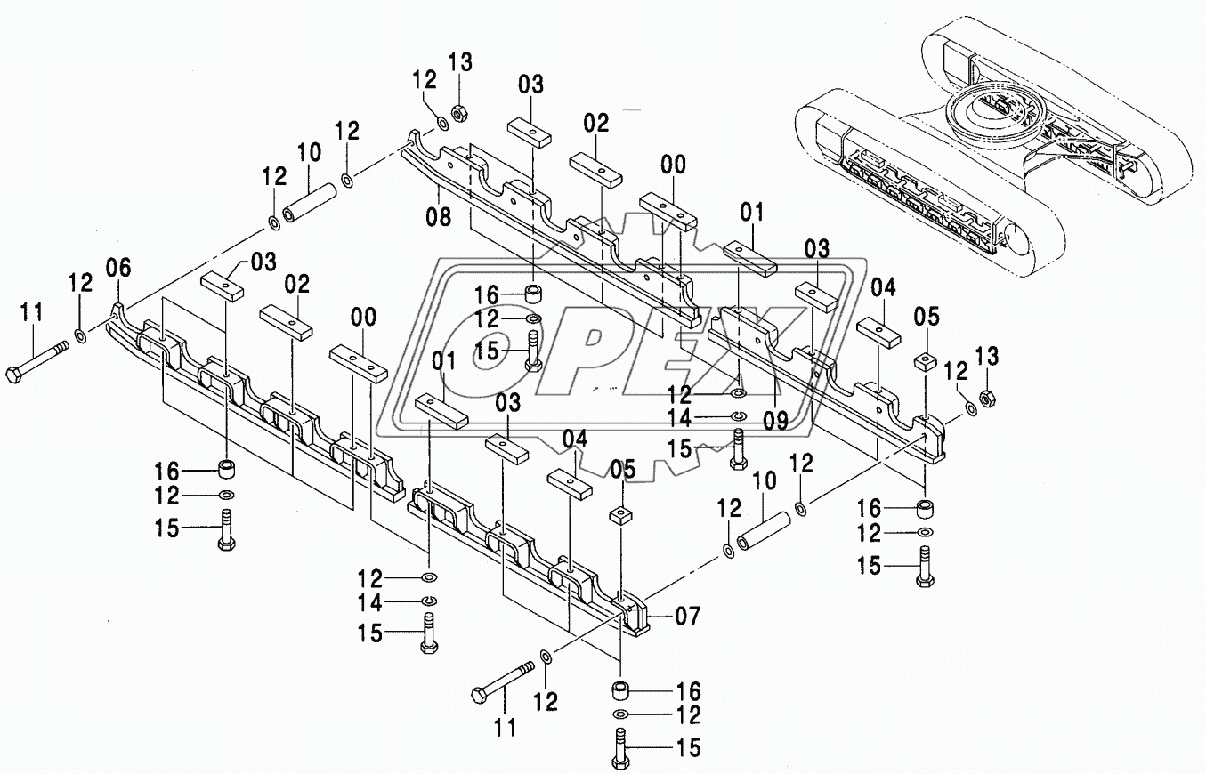 FULL-LENGTH TRACK GUARD KIT (LC TRACK)