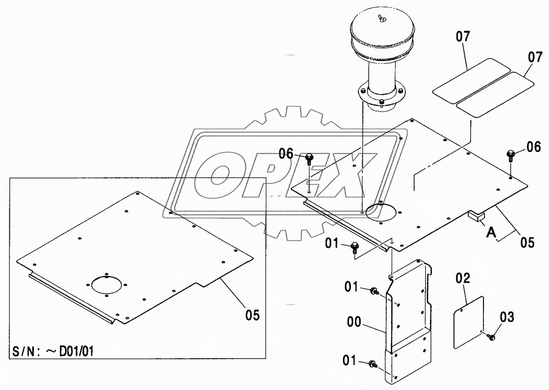 PRE CLEANER PARTS <200, E, 210, H, K>