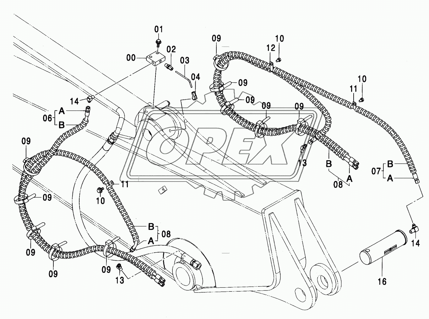 AUTO. LUBRICATE PIPING (ARM)