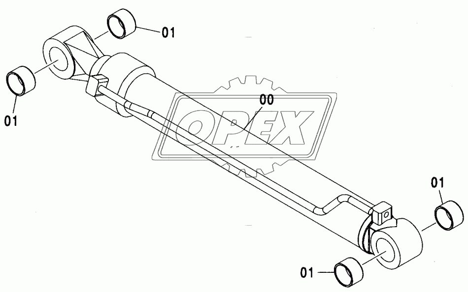 POSITIONING CYLINDER (2P-B00M) <210, N,240>