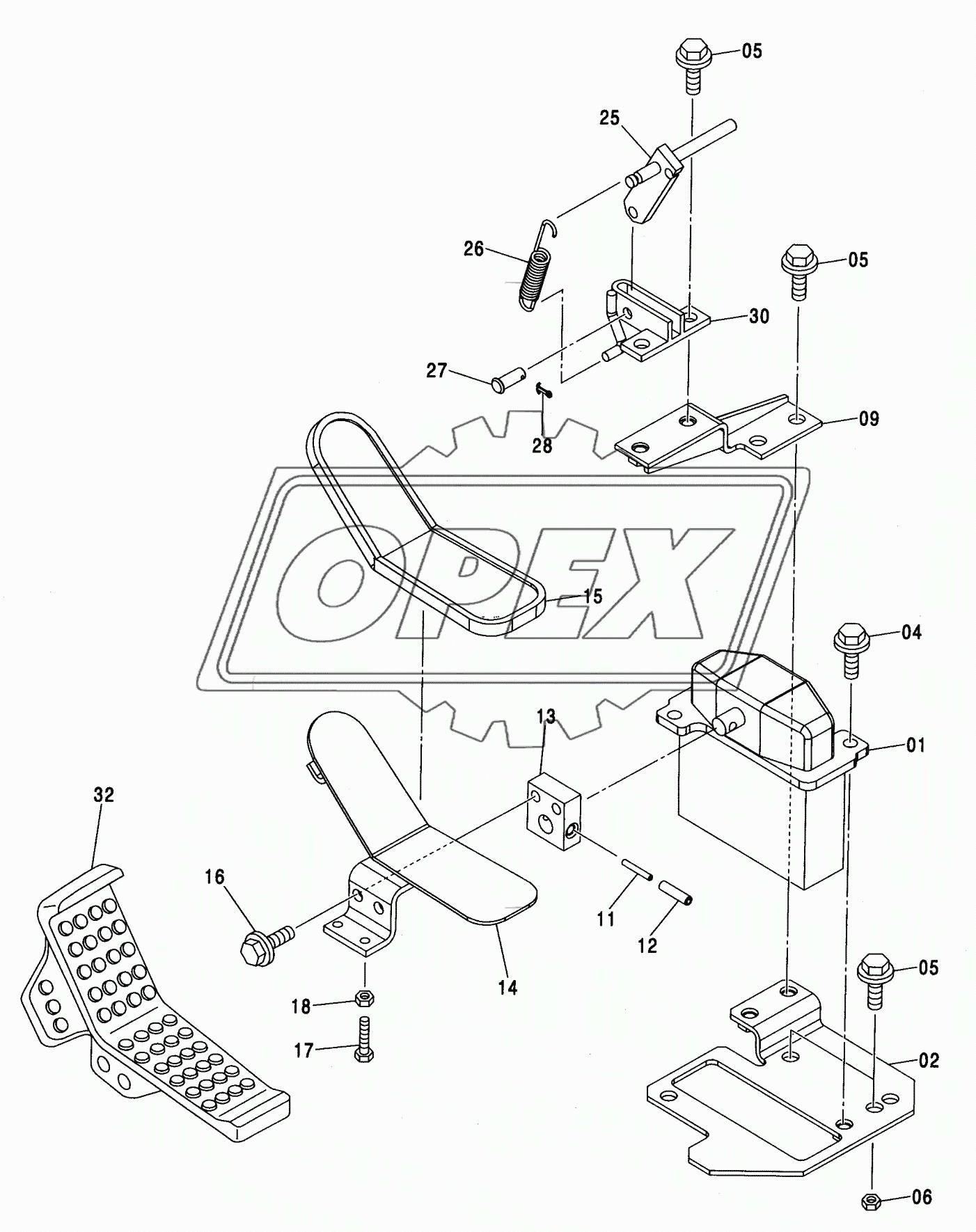 CONTROL PEDAL (BREAKER & CRUSHER)