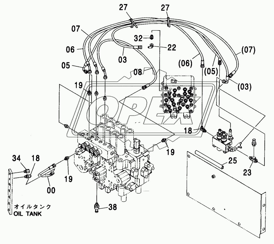 PILOT PIPING (FLOW RATE SELECTOR) -1