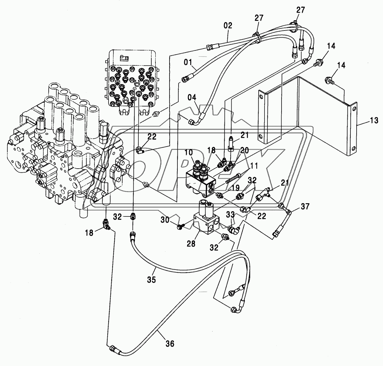 PILOT PIPING (FLOW RATE SELECTOR) -2