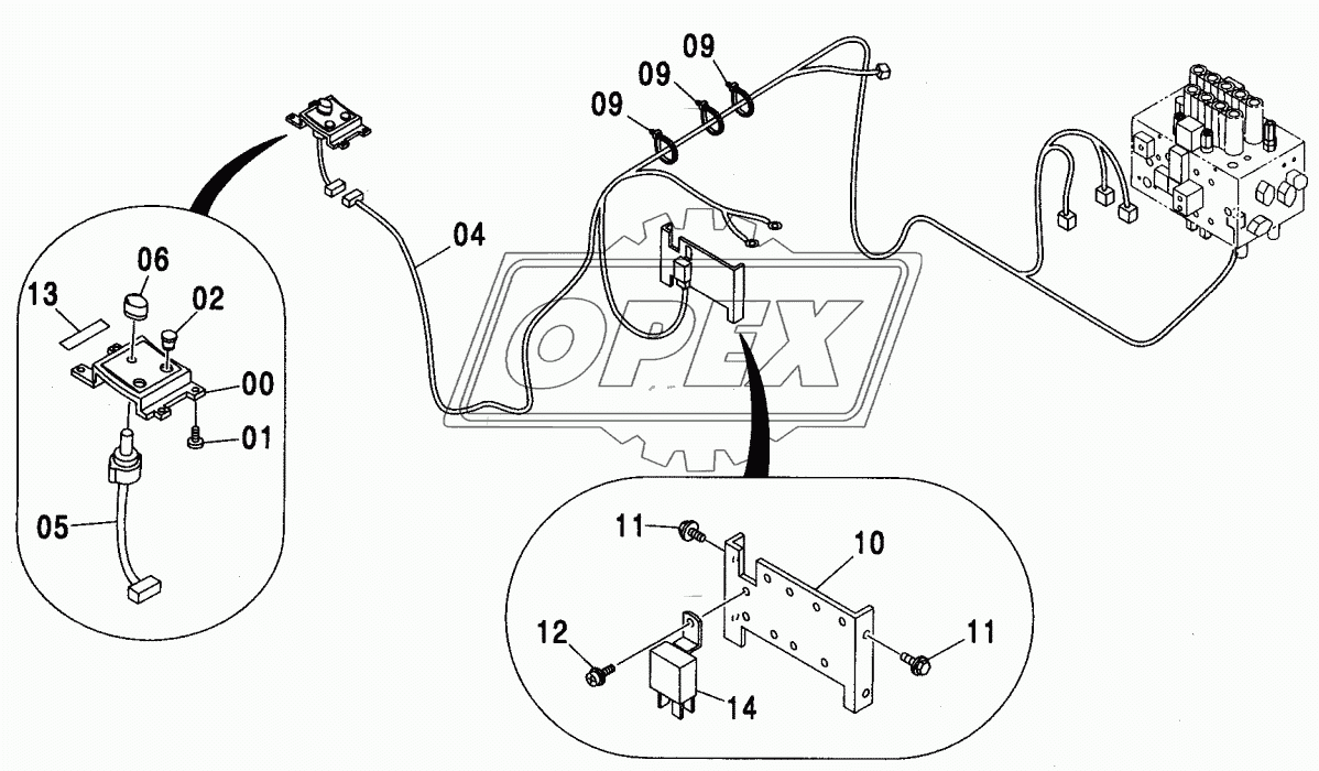 ELECTRIC PARTS (FLOW RATE SELECTOR)