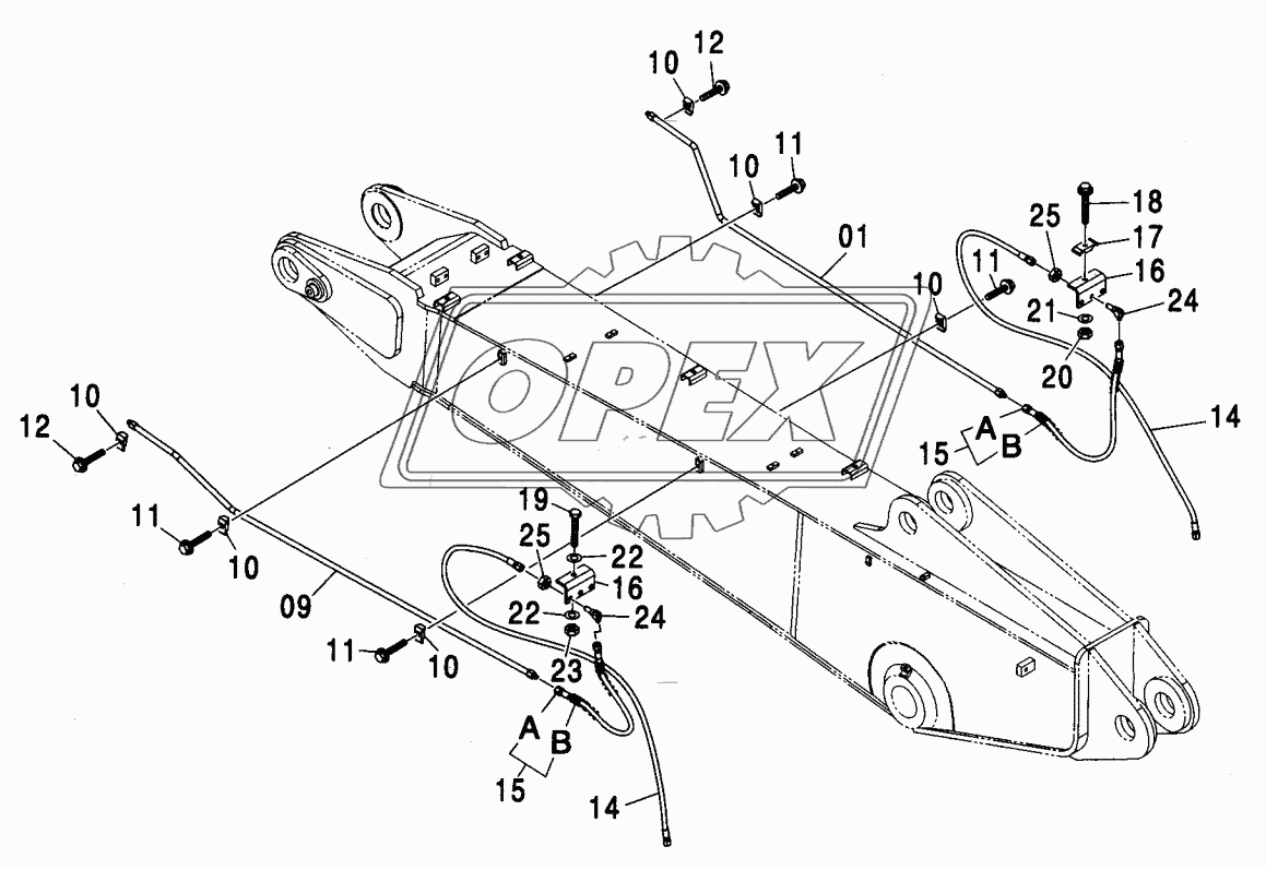 QUICKHITCH PIPING (2P-B00M) :2 <210,N,240>