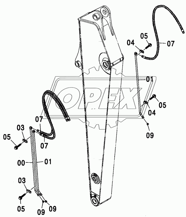 ASSIST PIPING (2.91M ARM) <210, N,240>