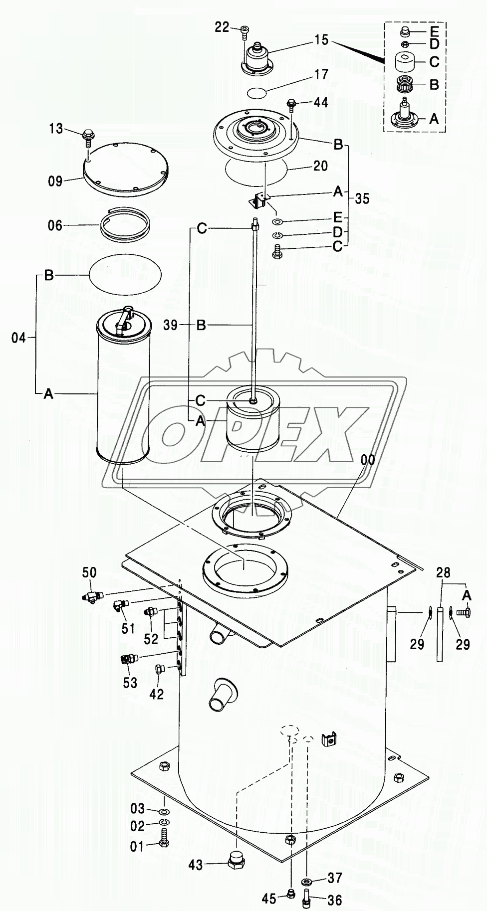 OIL TANK <200, E.210, H>