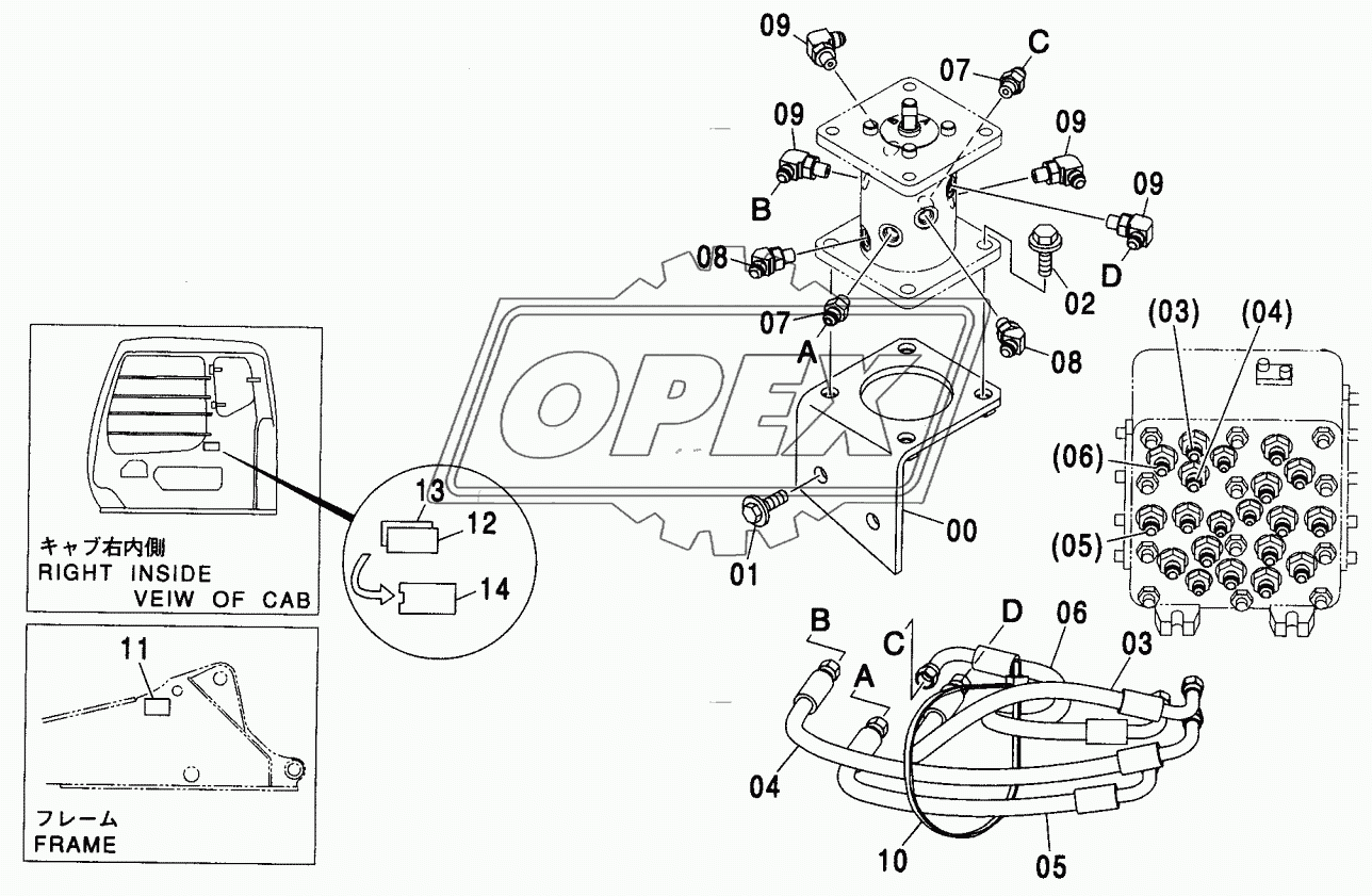 2 WAY MULT I LEVER PIPING (STD)