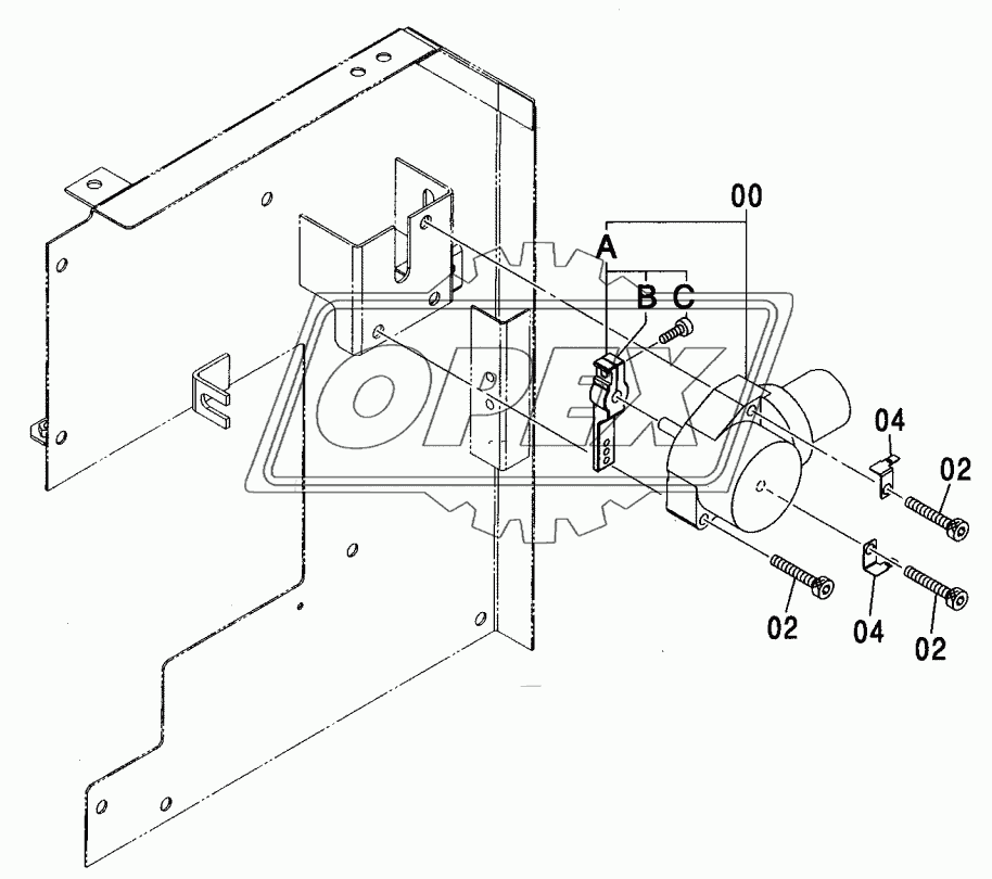 ENGINE CONTROL MOTOR (AUTO. ENGINE CONTROL)