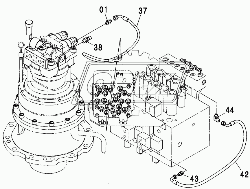 PILOT PIPING (C-1) (AUTO. ENGINE CONTROL)