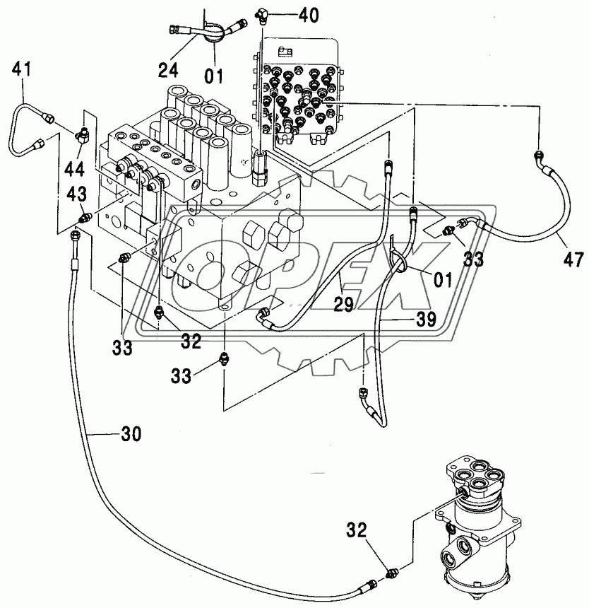 PILOT PIPING (C-2) (AUTO. ENGINE CONTROL) <E>