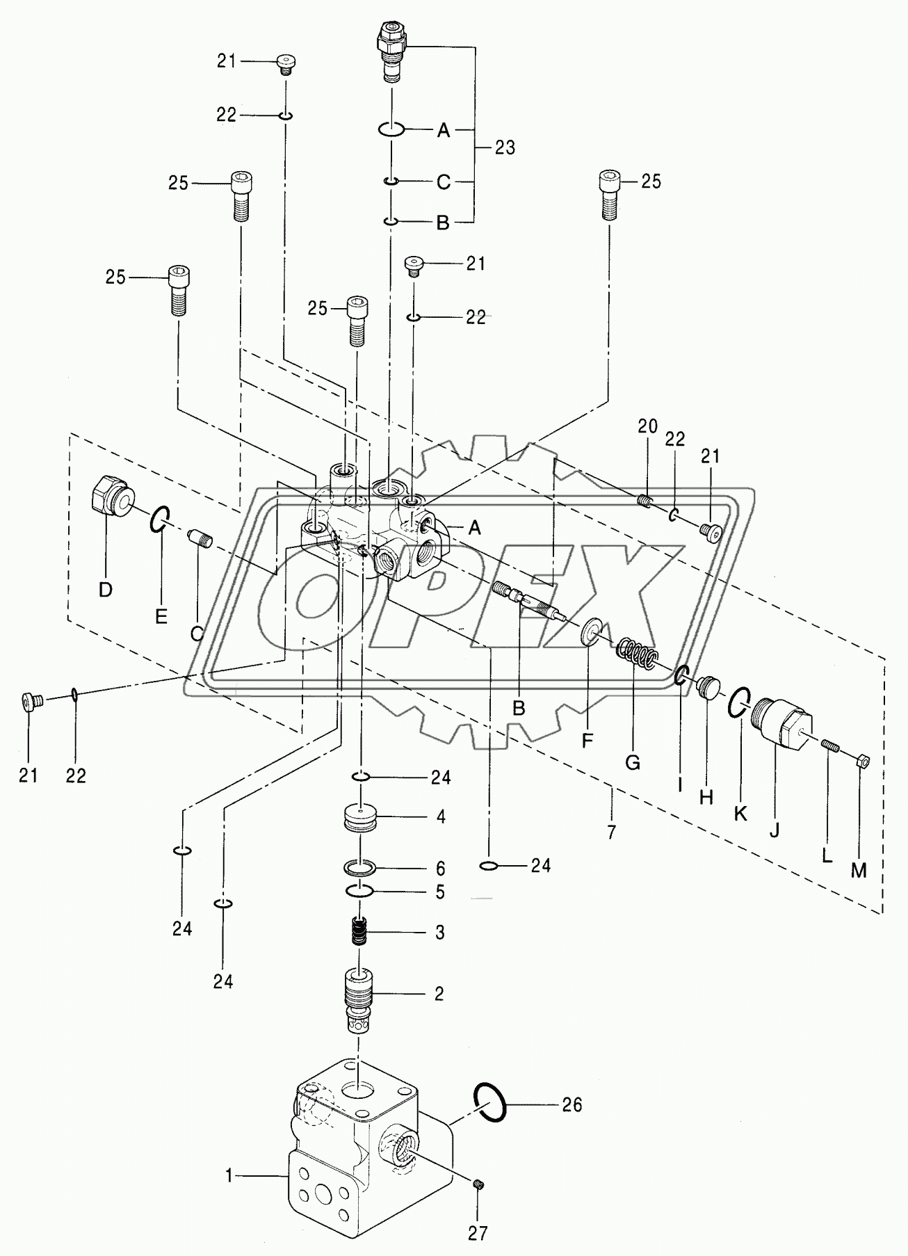 VALVE, HOLDING (R) (MONO BOOM)