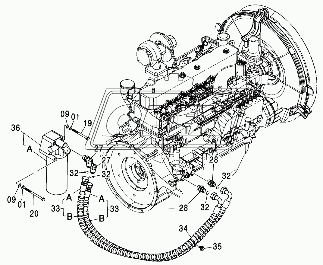 OIL FILTER PIPING