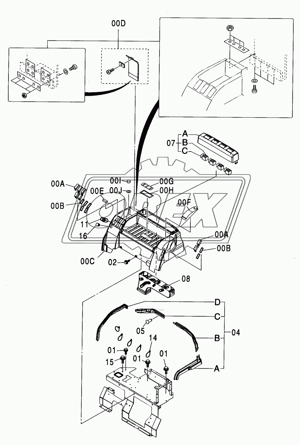 REAR BOX (AIR-CON.)