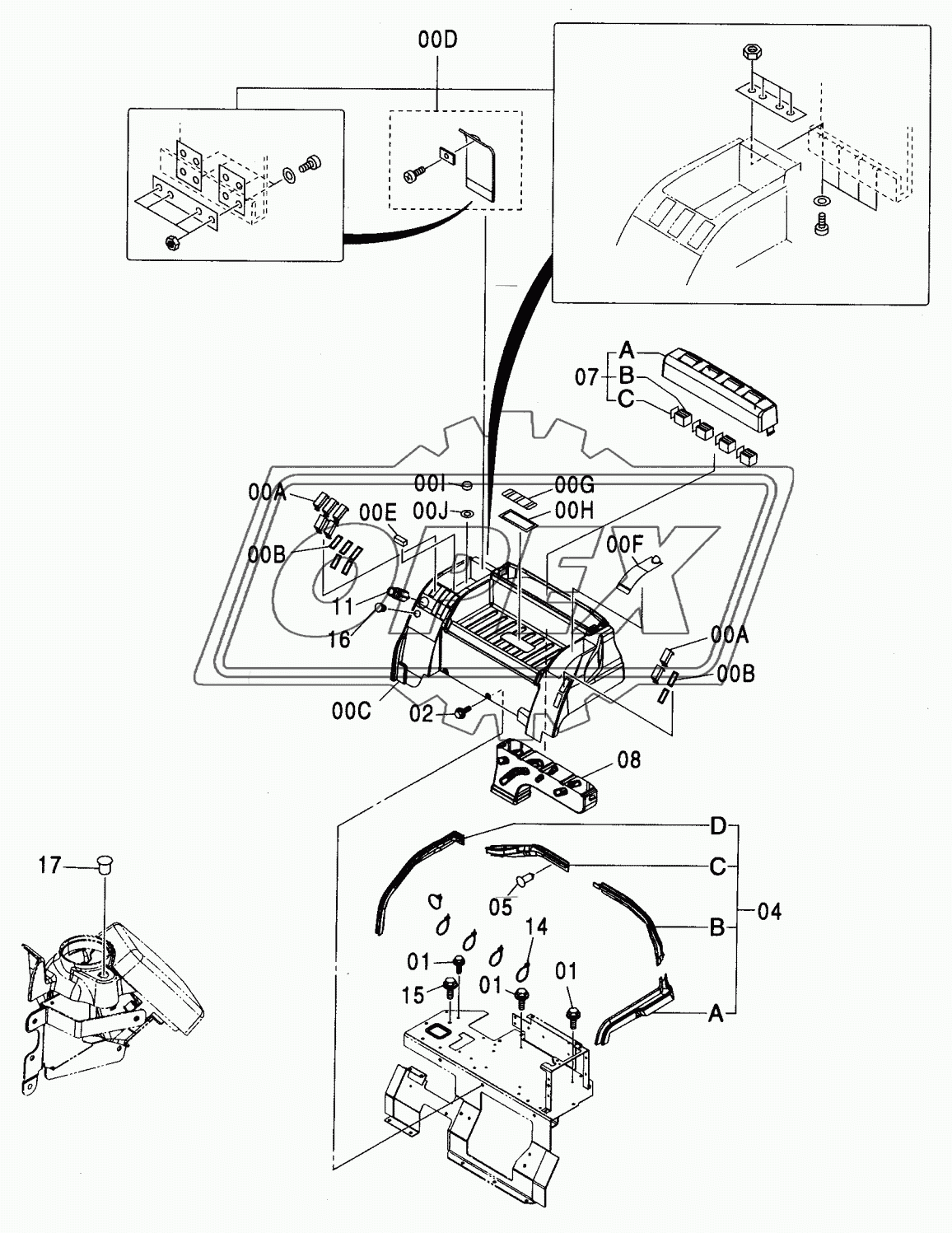 REAR BOX (HEATER)