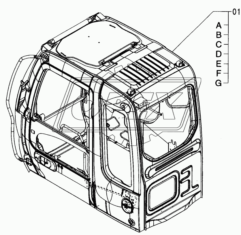 CAB (WITH VANDAL H00K)<250> 1