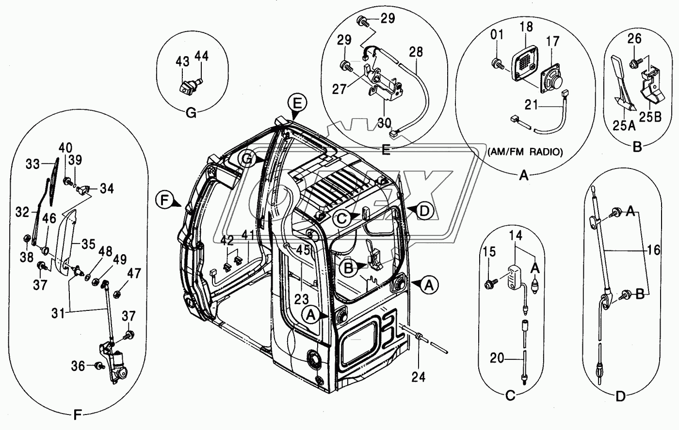 CAB <230, H,250>