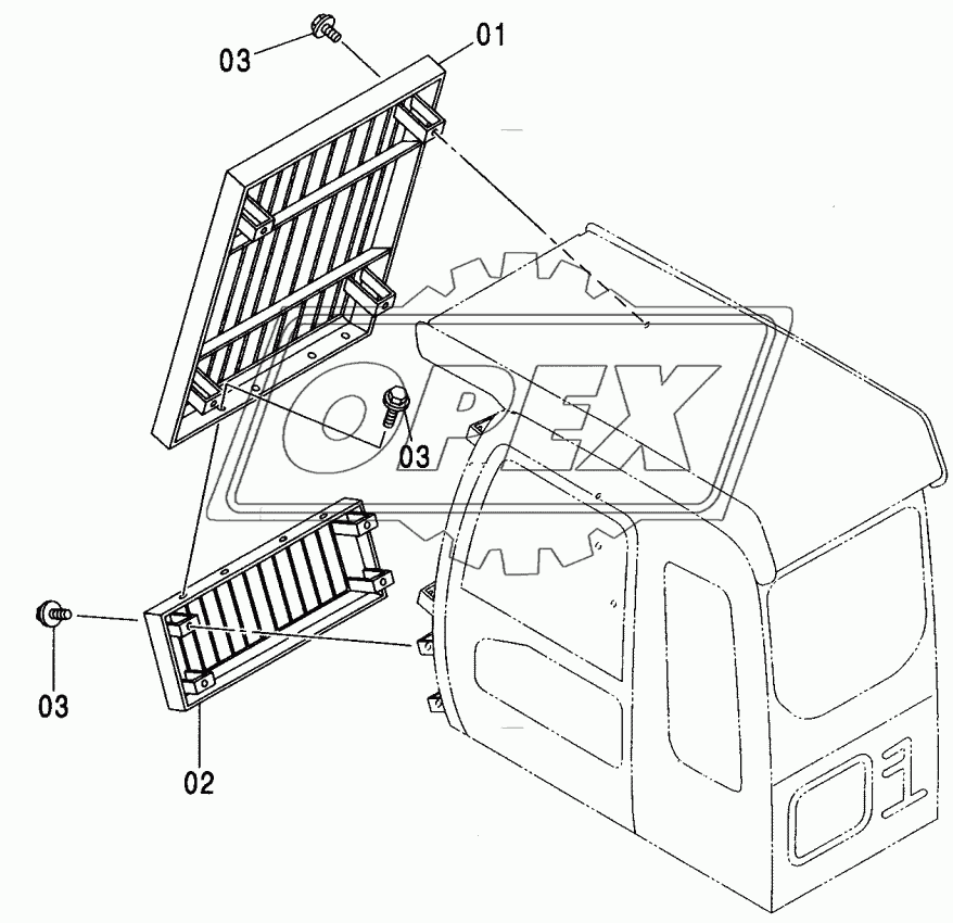 CAB GUARD (0PG)<250>